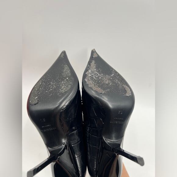 Ferragamo Eva Pump Nero Croc - Picture 8 of 11